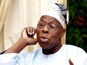 Former Nigeria's President Olusegun Aremu Obasanjo.