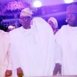 From left: Gov. Udom Gabriel Emmanuel of Akwa Ibom, Otunba Gbenga Daniel and Ali Modu Sheriff