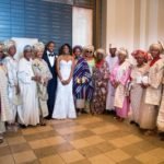 Mrs. Folake Wole-Soyinka with close family friends