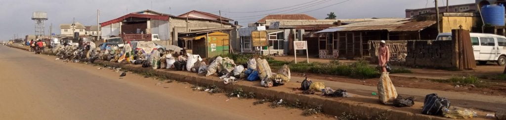 heap of refuse in ijebu ode