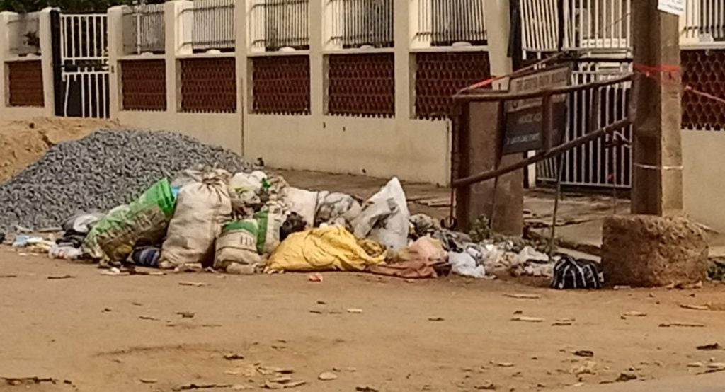 heap of refuse in ijebu ode