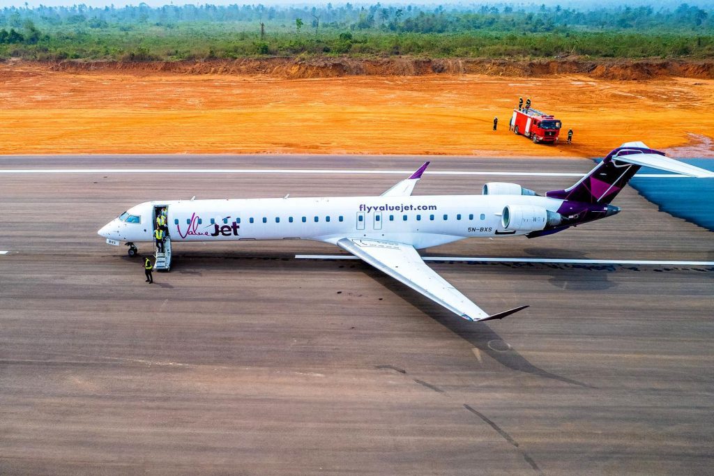 First aircraft lands at Ogun's Gateway Agro Cargo Airport.