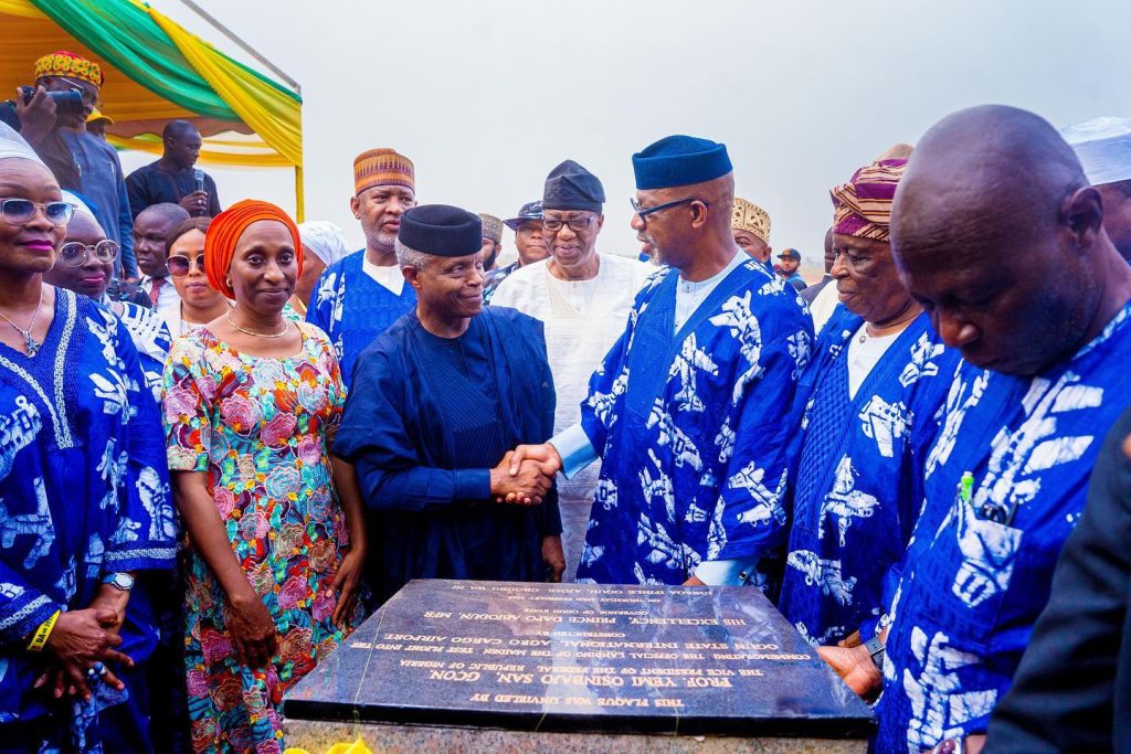 First aircraft lands at Ogun's Gateway Agro Cargo Airport.