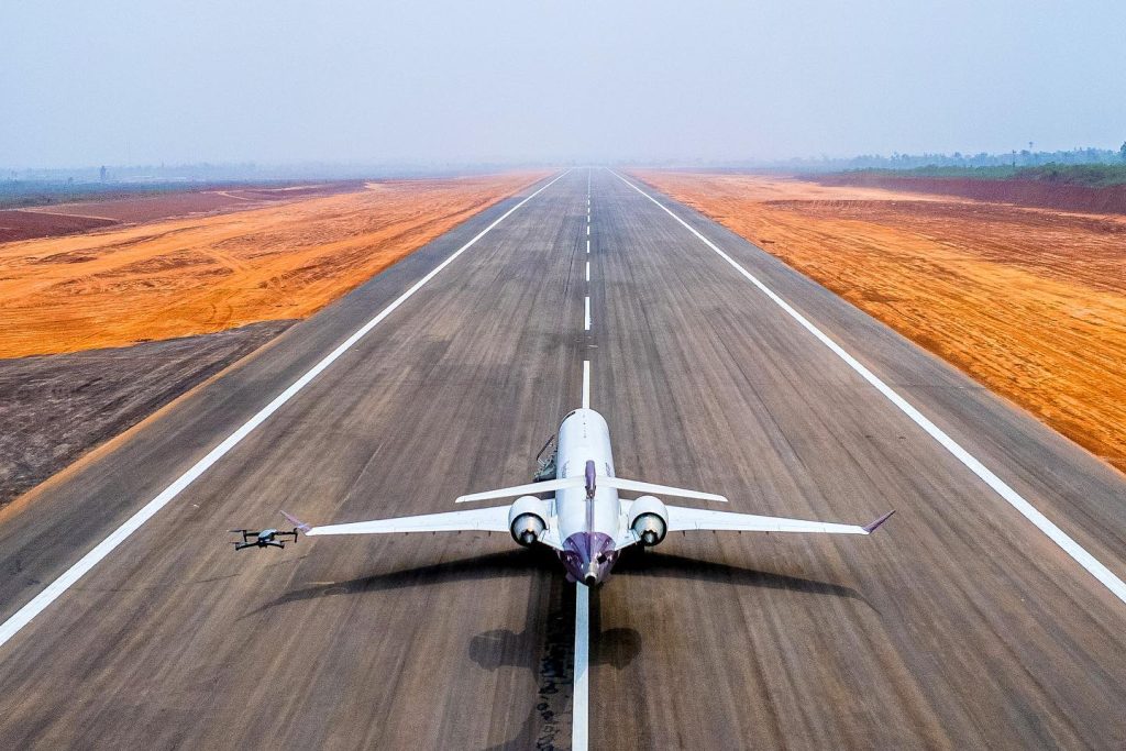 First aircraft lands at Ogun's Gateway Agro Cargo Airport.