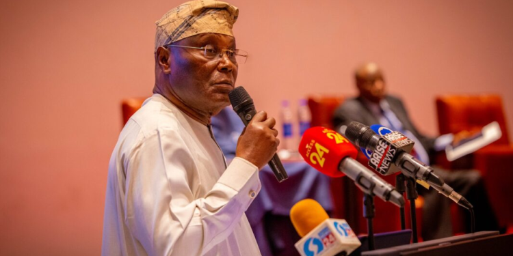 Former VP Alh. Atiku Abubakar, presidential candidate of the Peoples Democratic Party (PDP) in Nigeria's 2023 presidential election.