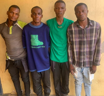 Police arrests four Lagos-based robbers in Ogun state