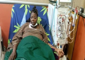 A picture of Ogun State Woman in hospital appealing for 20 million fund for kidney Transplant