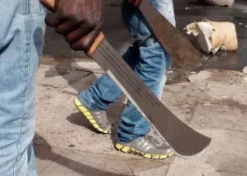Image of Cultists holding cutlasses used as featured image the post titled: "Sagamu Killings: Lawmaker, 5 Others Arrested By Security Operatives".