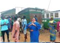 People at the demolished Daniels wife building, DATKEM Plaza in Ijebu Ode