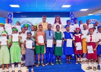 Photos, video of Gbemiga Abiodun Education Programme