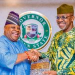 Photos: Adeleke visits Dapo Abiodun in Oke-Mosan, Abeokuta, Ogun State.