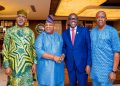 Photos: Adeleke visits Dapo Abiodun in Oke-Mosan, Abeokuta, Ogun State.