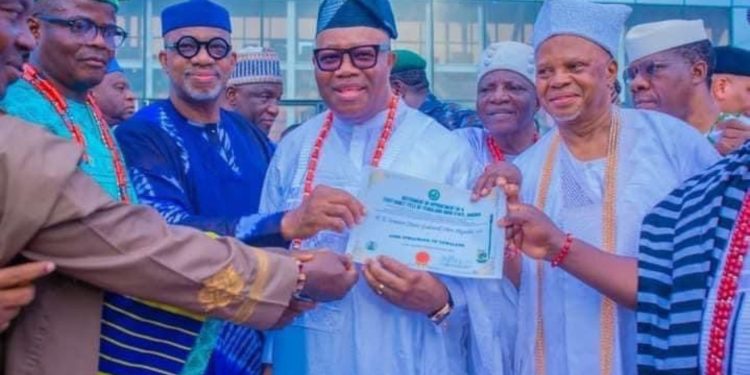 Photos: Senate President, Godswill Akpabio Installed As “aree Fiwagboye Of Yewaland“