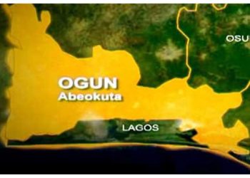 Ogun State map.