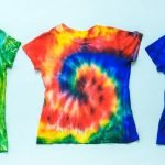 Adire textile material tees
