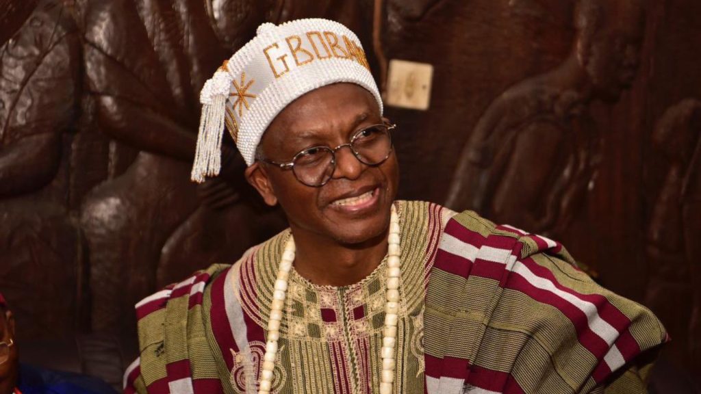 Photos: El-Rufai installed as Gbobaniyi of Ijebuland.