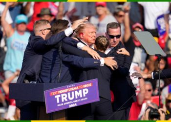 Shooting, chaos at Trump's rally in the US.