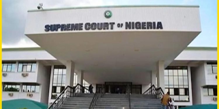 Front of Supreme Court of Nigeria.