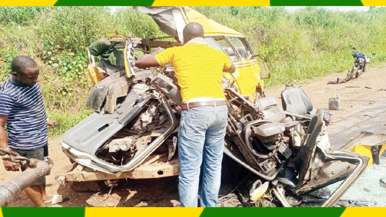 Two Die In Ogun Bus Truck Road Crash