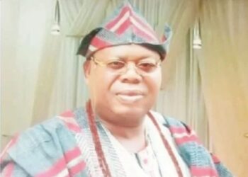 Adegboyega Olowu. head of Keregbetu family of Fushengbuwa ruling house of Ijebu Ode.