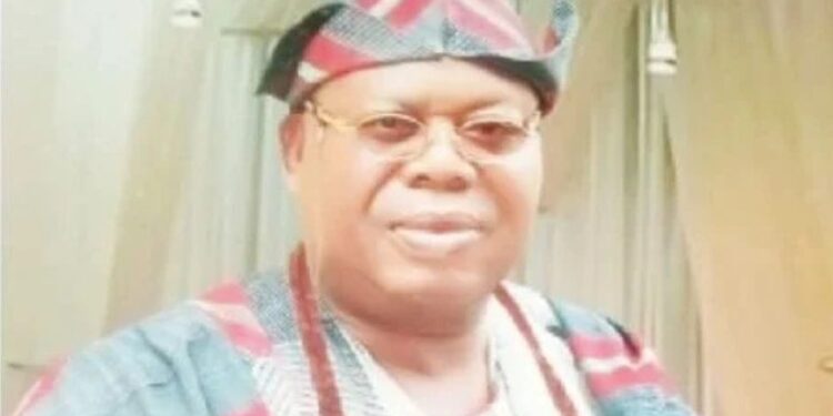 Adegboyega Olowu. head of Keregbetu family of Fushengbuwa ruling house of Ijebu Ode.