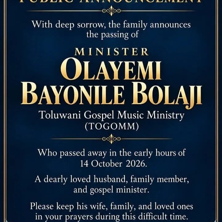 Gospel Singer Toluwanisings Is Dead